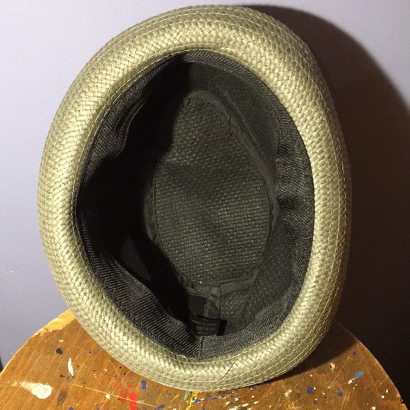 Gray 💯% paper Trilby hat short rolled brim cap S/M size - Picture 6 of 11